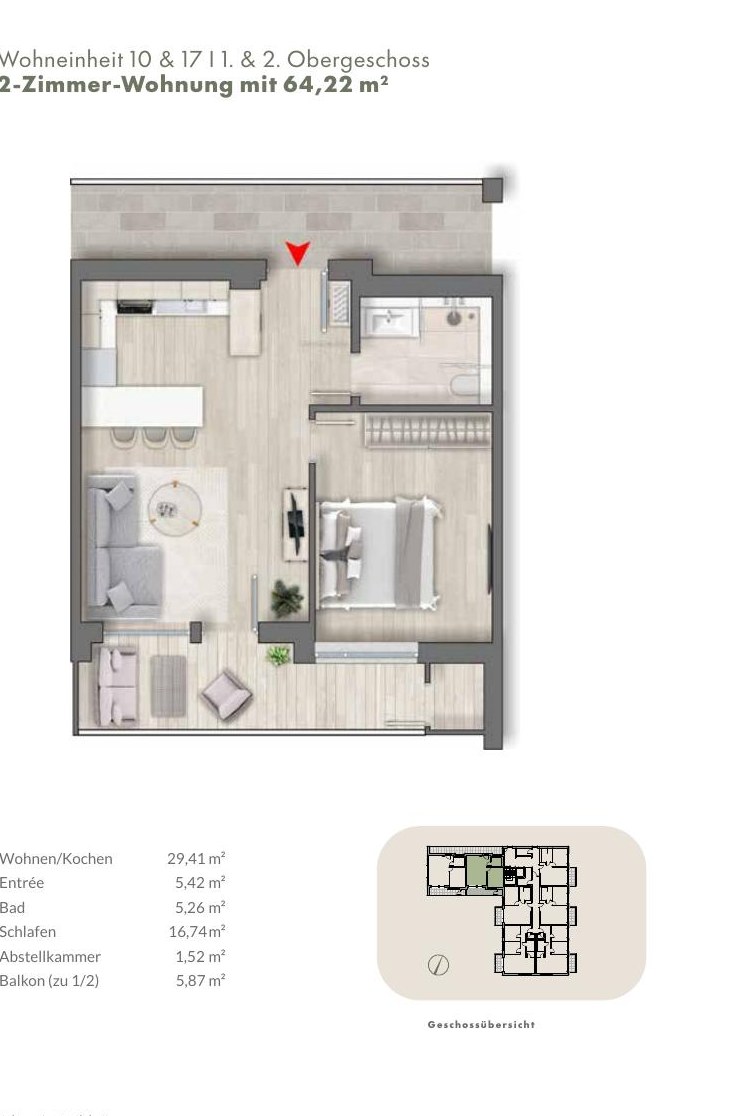 Grundriss Wohneinheit 10 / 17